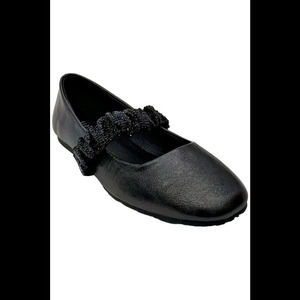Kenneth Cole Reaction Elina Jewel Mary Jane Ballet Flat Black - Medium